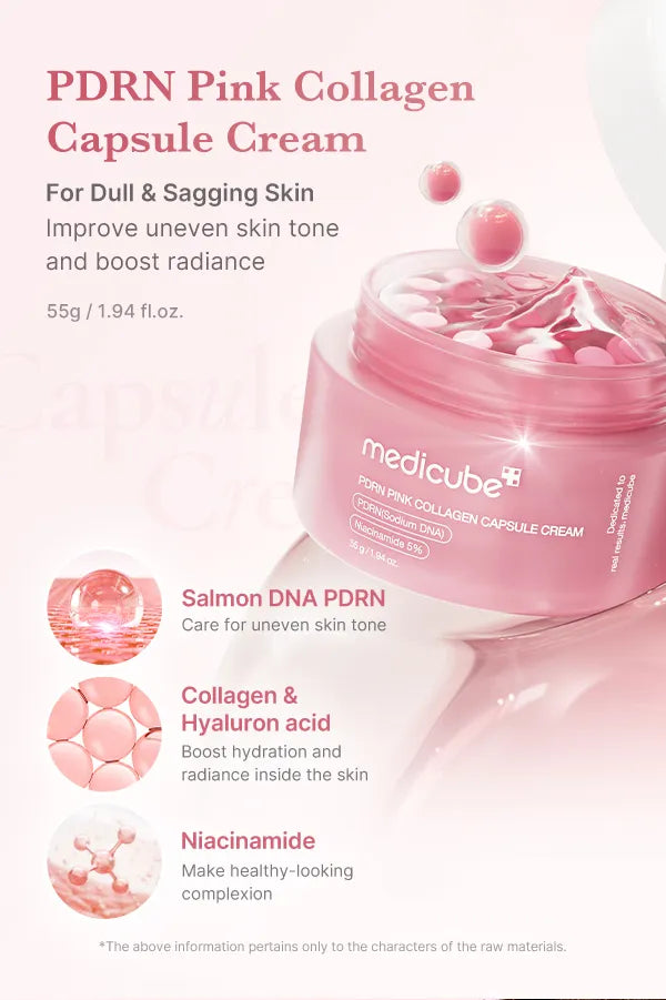 Medicube Capsule Cream - PDRN Pink Collagen